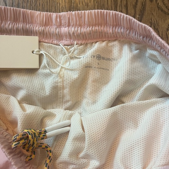 Tory Burch Women's US  L Camp Performance Nylon Relaxed Shorts Tory Pink - Picture 4 of 8